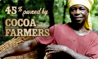 Divine is 45% owned by Cocoa Farmers