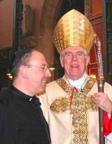 Father Kevin Morris and the Bishop of Kensington