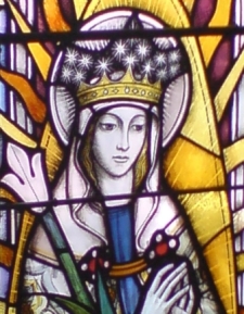 Our Lady - detail from the East Window