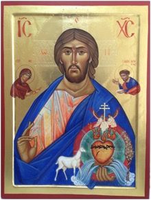 Icon: The Sacred Heart of Jesus by Ian Knowles