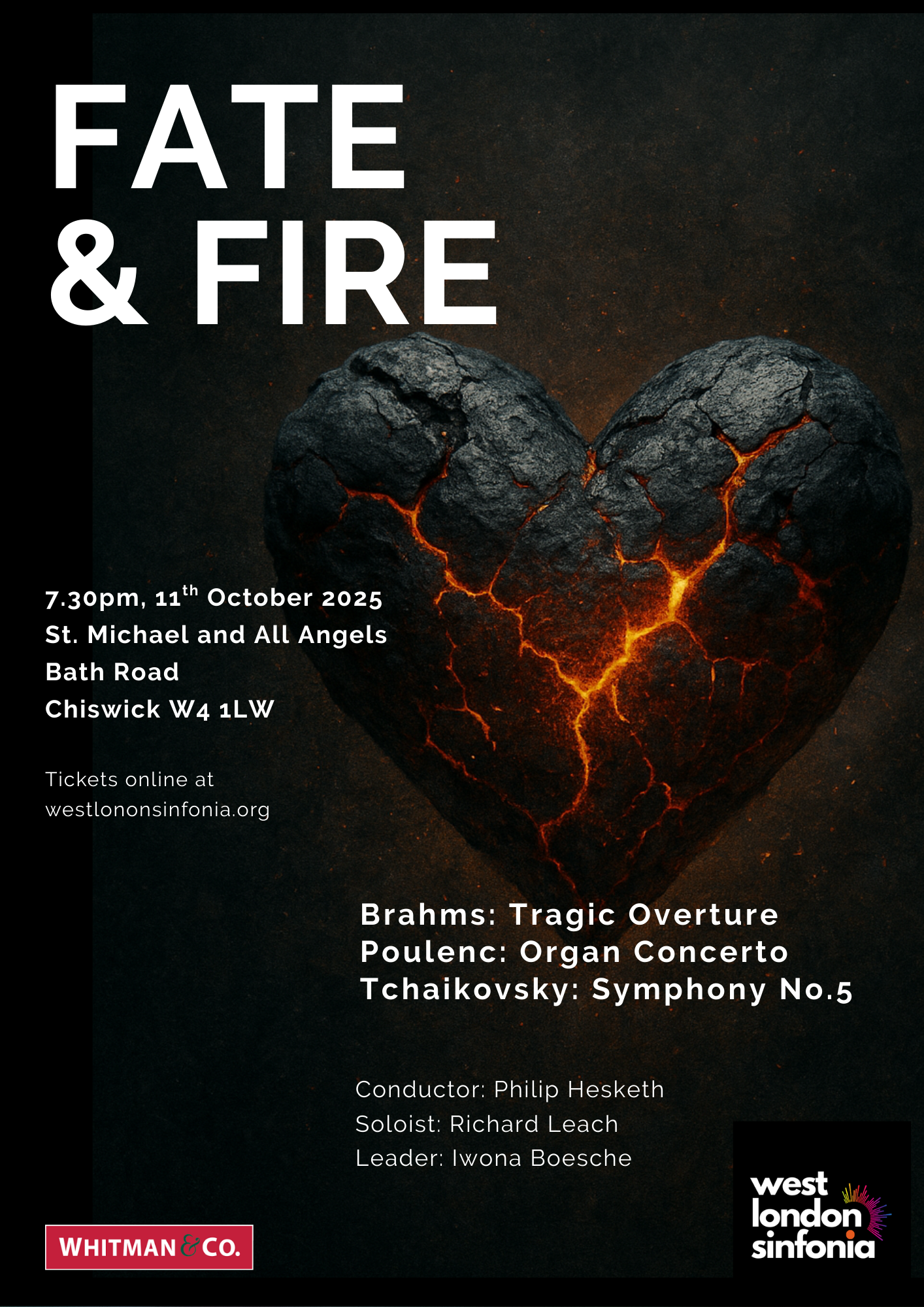 West London Sinfonia Concert: Fate & Fire